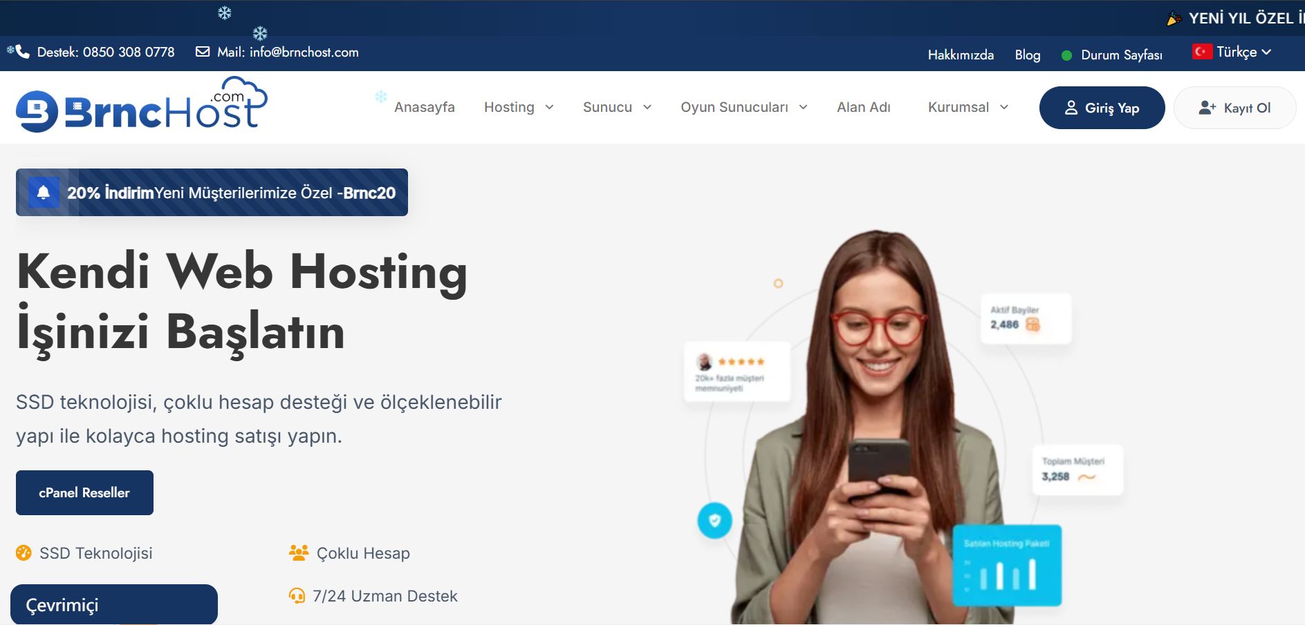 brnchost|土耳其vps测评|不限流量@1Gbps|月付$3.25|解锁奈飞&TikTok&ChatGPT插图